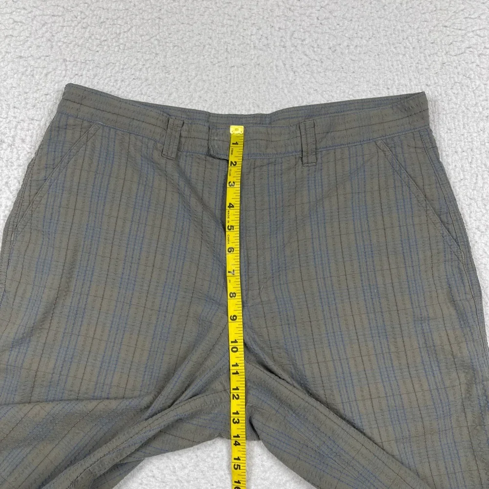 Patagonia Plaid Shorts Mens 34 Gray Organic Cotton Casual Outdoor 57627S9